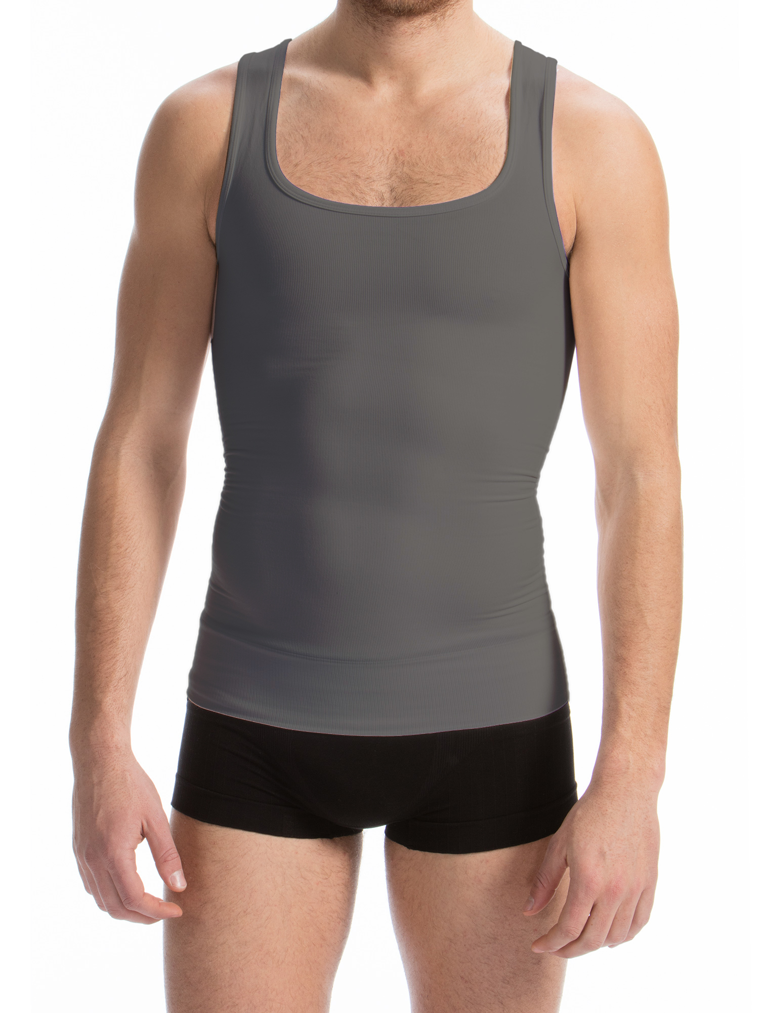 PAUNEW Canottiera Uomo Pacco da 5 Canottiera Snellente Intimo Dimagrante Modellante 100/% Cotone Canotte Fitness Sportivaa