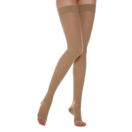 Calze Elastiche Autoreggenti Compressione Graduata Punta Aperta 280 de