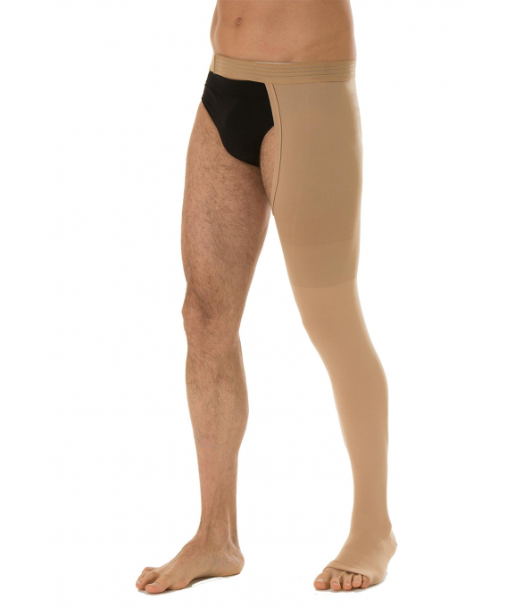 Mono collant SINISTRO compressione graduata punta aperta classe K1