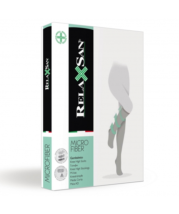 CzSalus Gambaletto A Compressione Graduata Unisex In Microfibra Skin-Life, 16-18 MmHg, Per Gambe Gonfie E Affaticate - 3